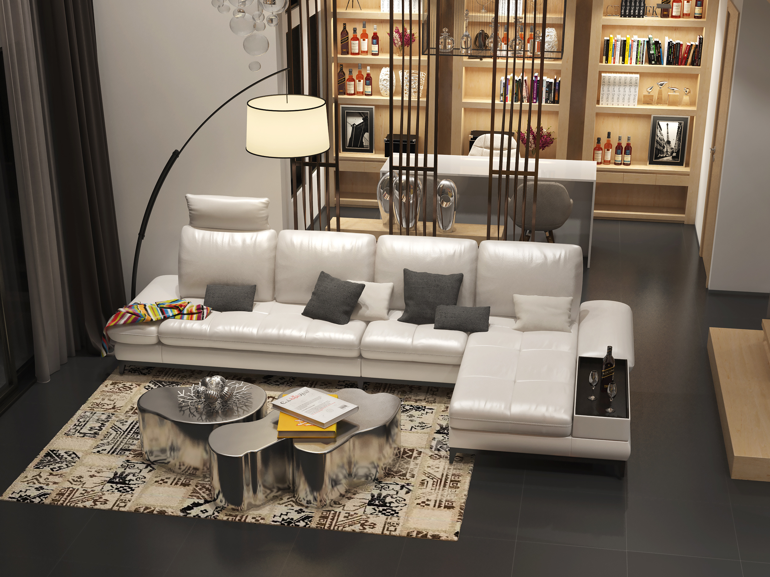 3d家具效果图展示-现代北欧沙发