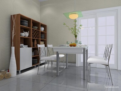25-30平方现代家具风格客餐厅家具装修效果图套餐G7104_新居网